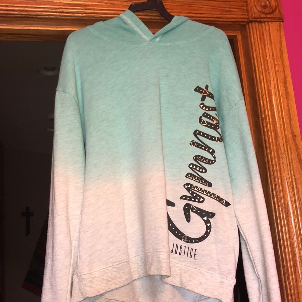 Justice active girls gymnast sweatshirt